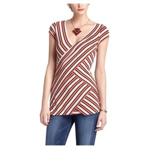 Anthropologie Bailey 44 Stacked Layers V-Neck